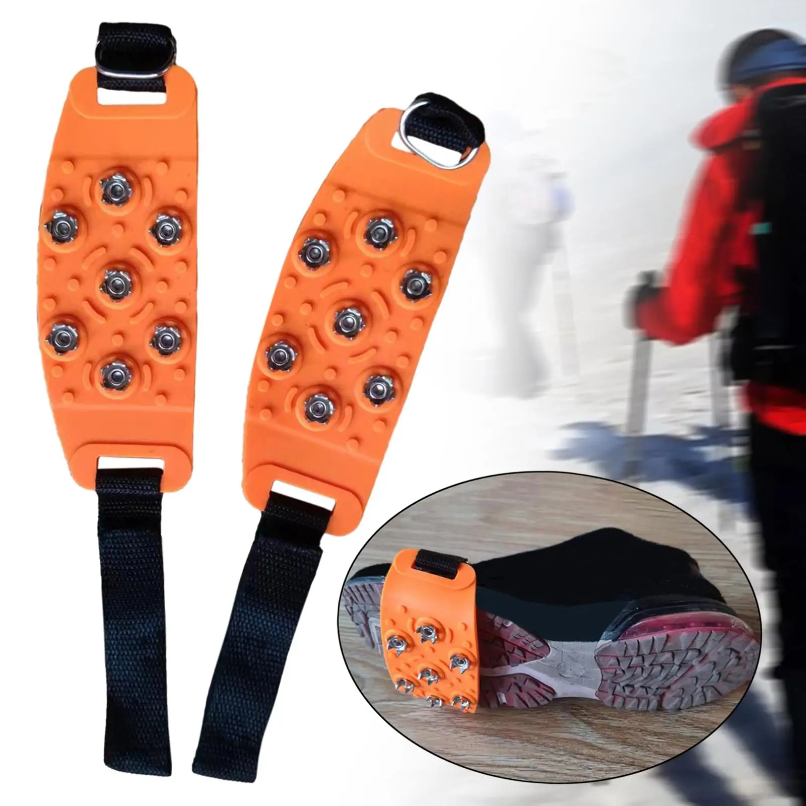 Шипы для обуви Ice Snow Claw Ледяные бутсы Легкие мужские и женские тяговые Кошки снега