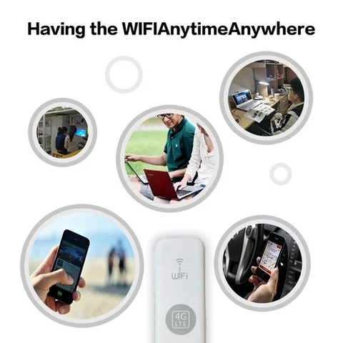 U6 4G WiFi Ключ Поддерживает порт внешней антенны 150 М USB LTE Мобильная точка доступа Портативный маршрутизатор для Sim-карт с 1 антенной