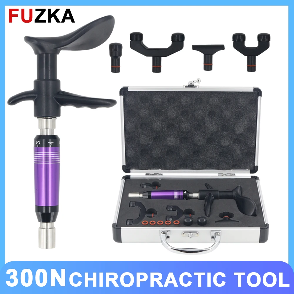 

300N Chiropractic Adjusting Tool Muscle Body Relax Massager For pain Relief Manual Correction Spinal Activation Gun