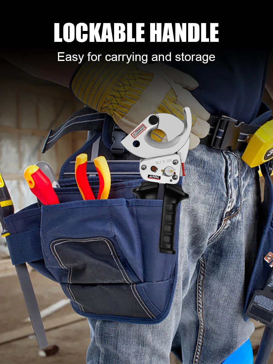 Резак для кабеля с храповым механизмом стальные лезвия круглой секцией