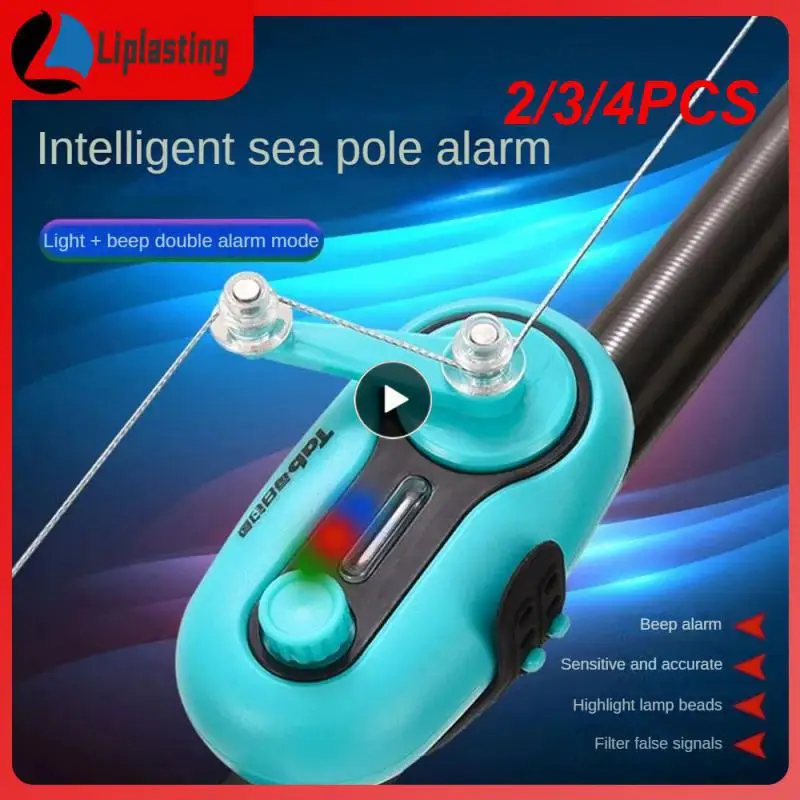 

2/3/4PCS Electronic Fishing Alarm Durable Fishing Sea Rod Alarm Goods For Fishing Automatic Medium Fish Sensor Waterproof