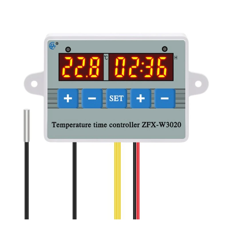

ZFX-W3020 Digital Intelligent Temperature Time Controller Thermostat Timer Switch Module -55-110 Celsius