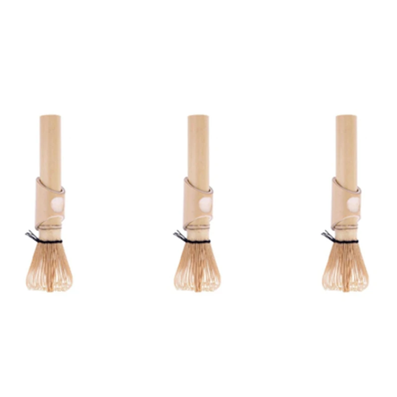 

3X Green Tea Matcha Whisk Bamboo Chasen Whisk Matcha Tea Powder Professional Tea Ceremony Bamboo Brush Kitchen Tool