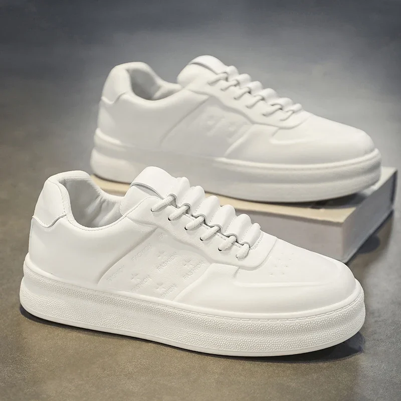 Обувь для скейтборда мужчин. Модные белые туфли. Мягкие и удобные. Износостойкие