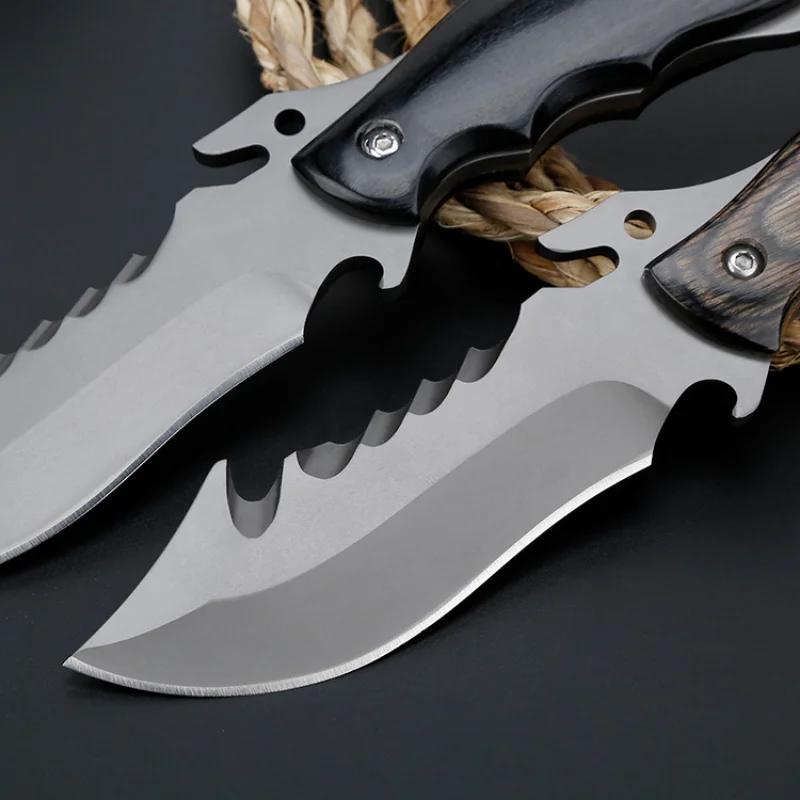 

New 3cr13MOV Stainles Steel Outdoor Straight Blade Sharp Selfdefense Weapon Military Knife Ultrathin Blade Camping Hunting Knife