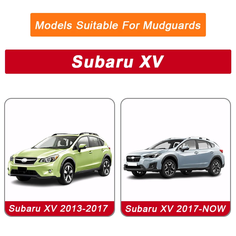 Брызговики для Subaru XV 2013-NOW под заказ