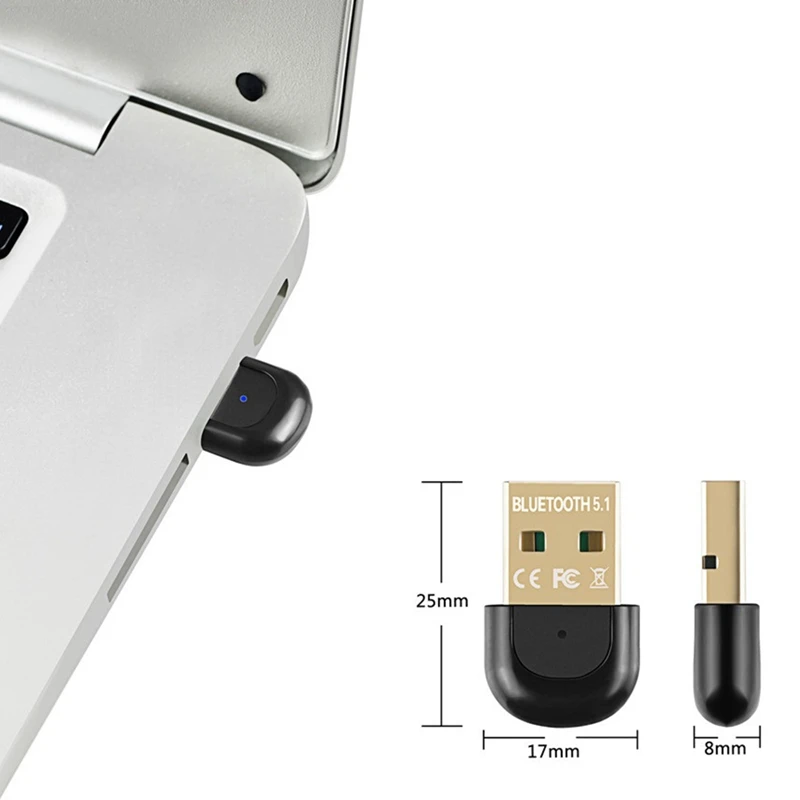 Bluetooth 5 1 EDR USB адаптер USB2.0 приемник передатчик для ноутбука ПК |