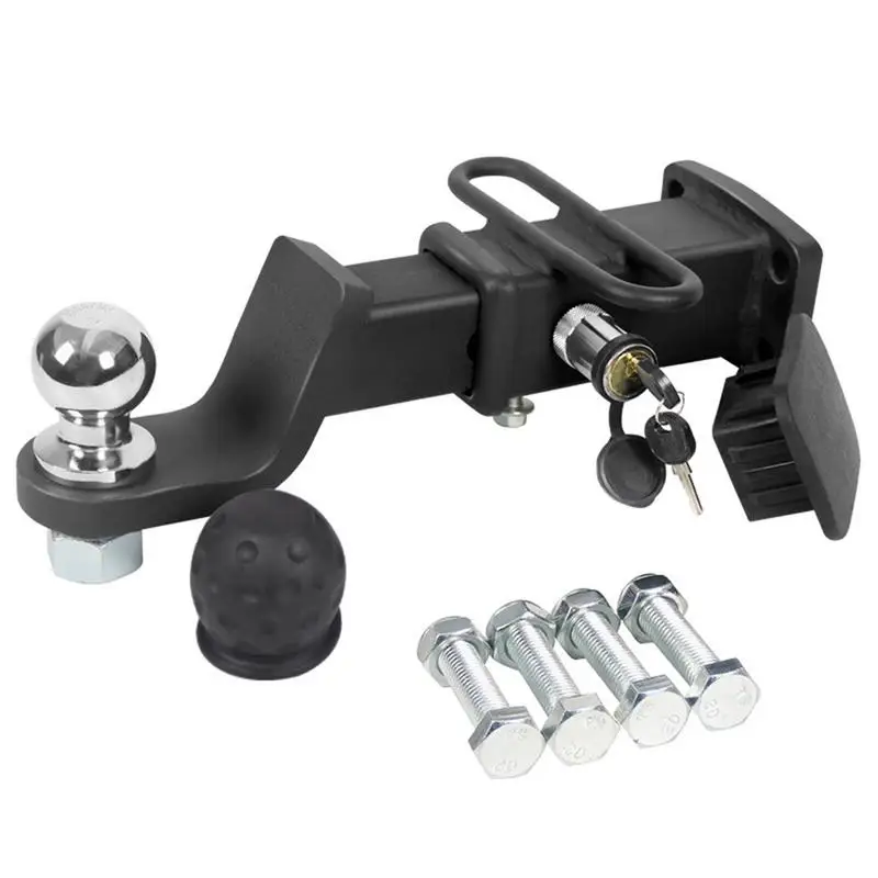 

Towing Ball Mounts Adjustable Trailer Hitches For Trucks 6000 Pound Strong Bearing Capacity Off Road Towing Accessories