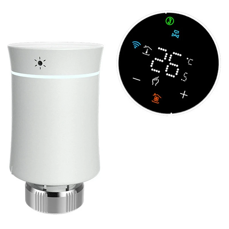 Zigbee3.0 TRV Tuya Приводной клапан радиатора Интеллектуальный программируемый