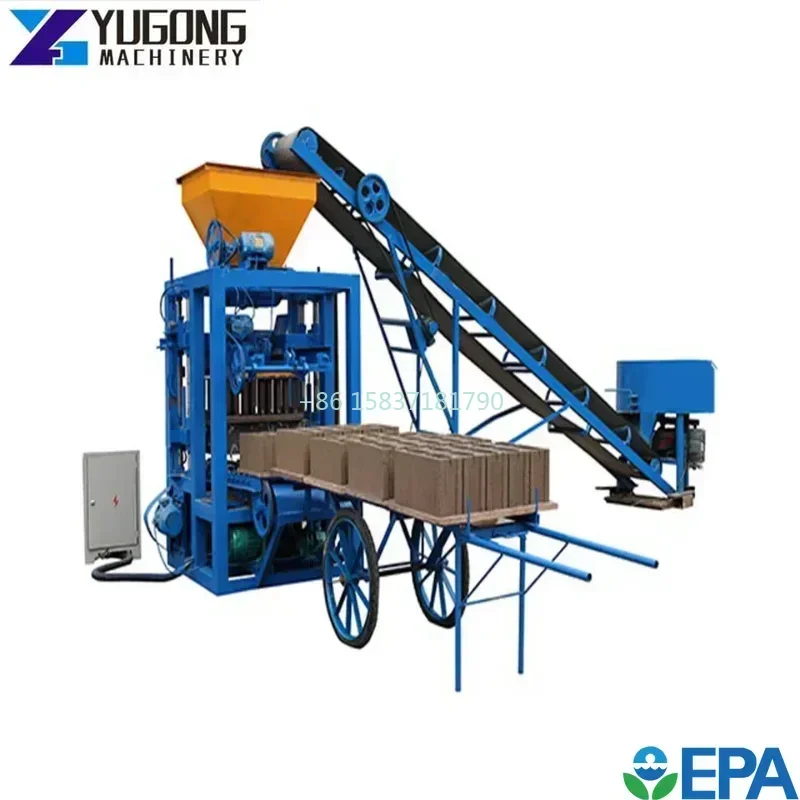 Низкая стоимость машина для производства кирпича полу-технические бетонные