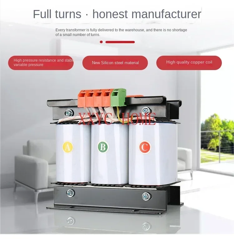 SG/SBK-10kva трехфазный сухой Сервоусилитель изоляционный трансформатор от 380 до 220 200