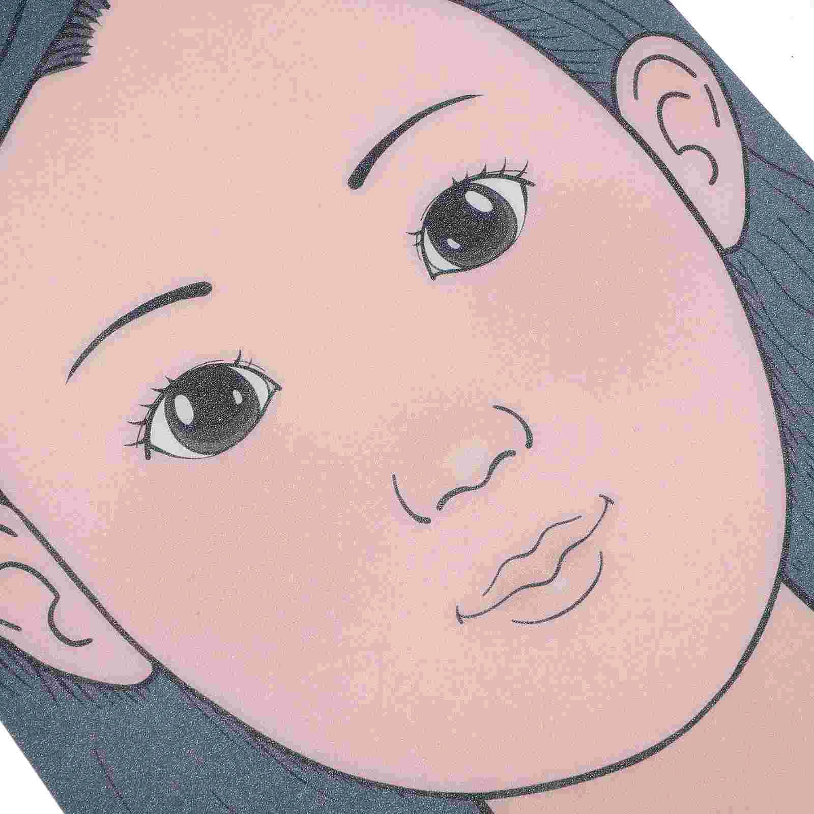 2 шт. доска для практики макияжа шаблон рисования по краям лица пластиковое веко