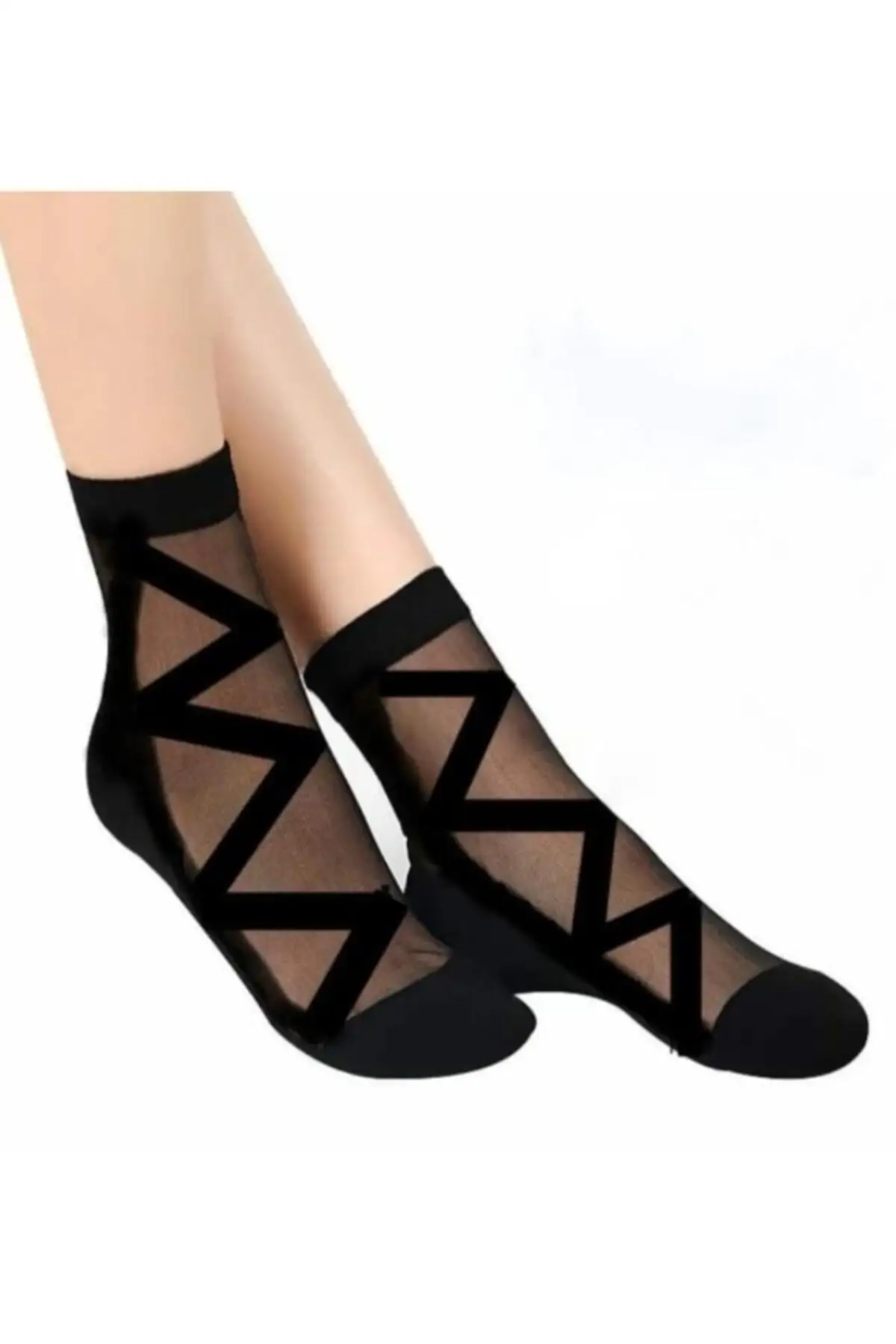 

Black tulle socks 6 psc. 2 models