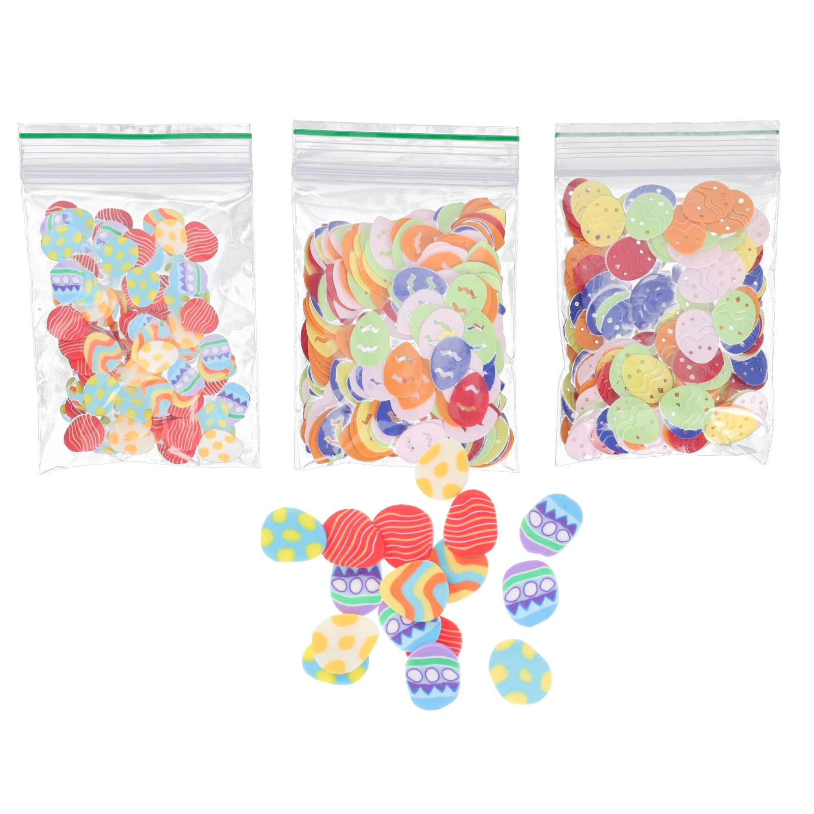 

3 Packs Deocrs Egg Shaped Easter Party Props Easter Supplies for Home Party