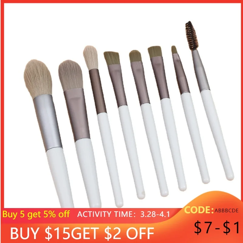 

Makeup Brushes Tool Set 8PCS/SET Cosmetic Powder Eye Shadow Foundation Blush Blending Beauty Make Up Brush Maquiagem