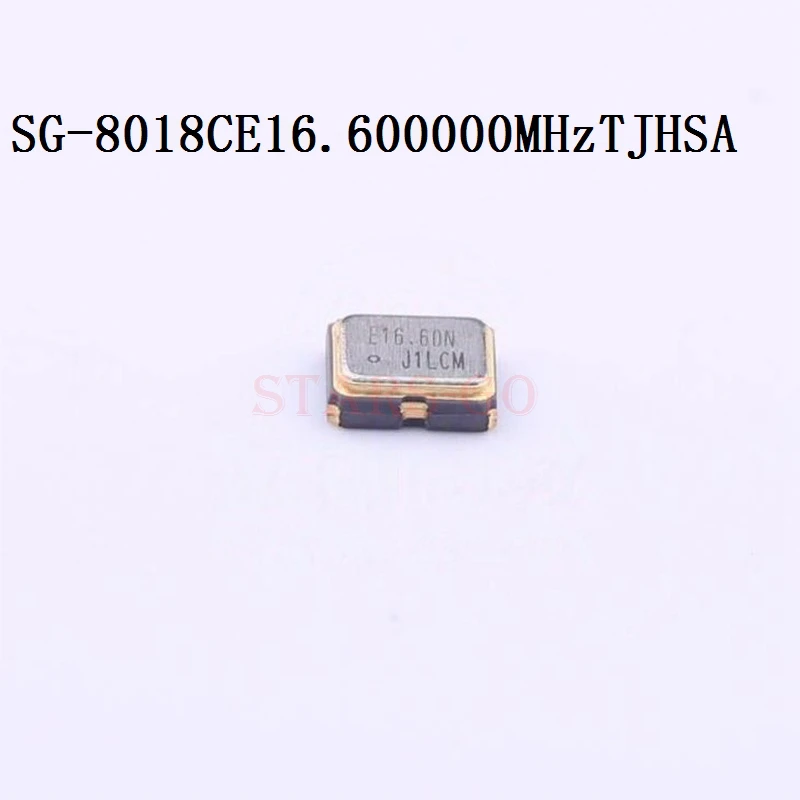 10PCS/100PCS 3225 16.6MHz 3225 4P SMD 1.8~3.3V 50ppm ST -40~+105℃ SG-8018CE 16.600000MHz TJHSA Pre-programmed Oscillators