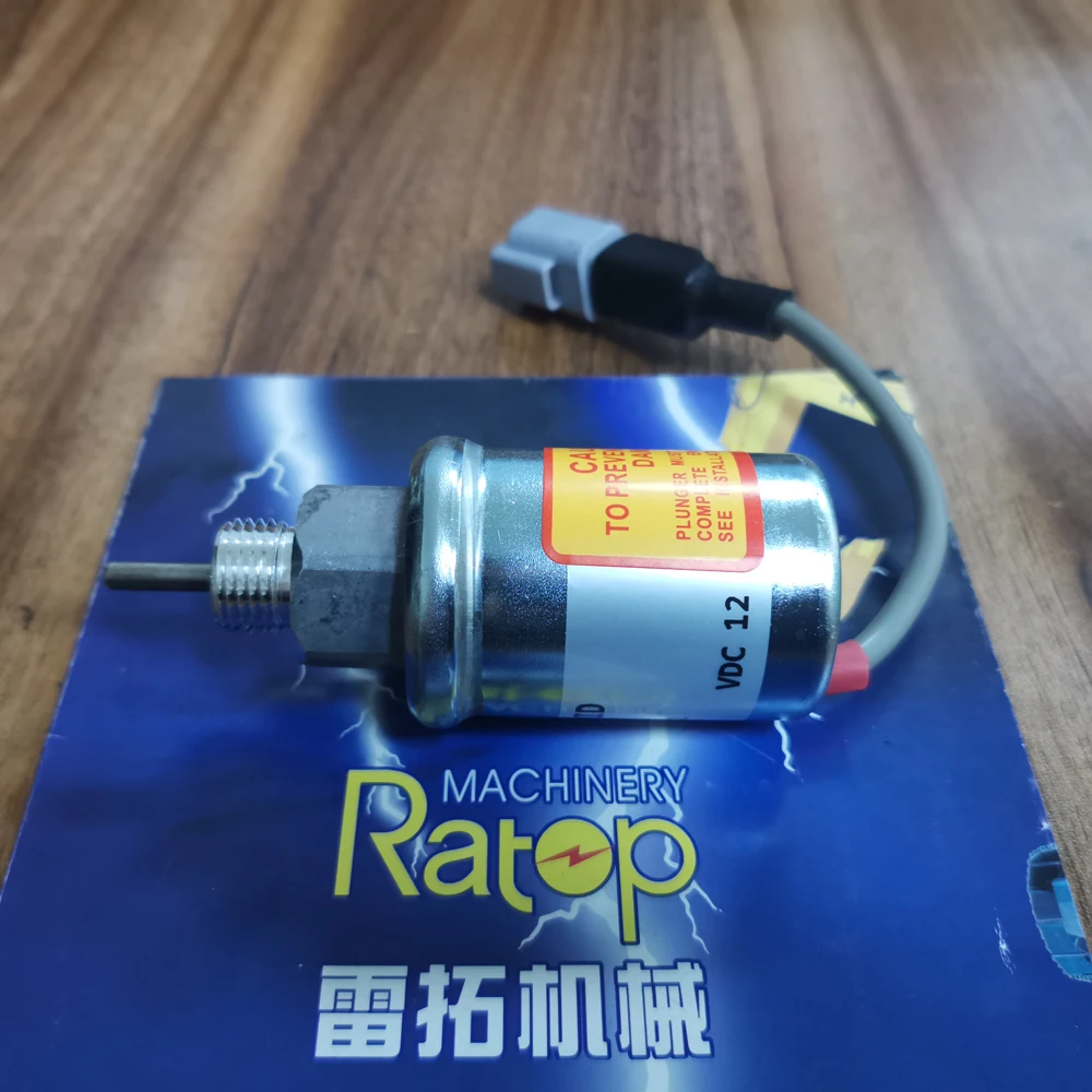 Экскаватор 12v Dc Электромагнит отключения подачи топлива Valve U85206520 выключатель