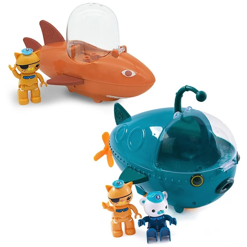 octonauts submarine toy lantern fish boat figure model doll children bath water playing toy bathroom early education toys free global shipping