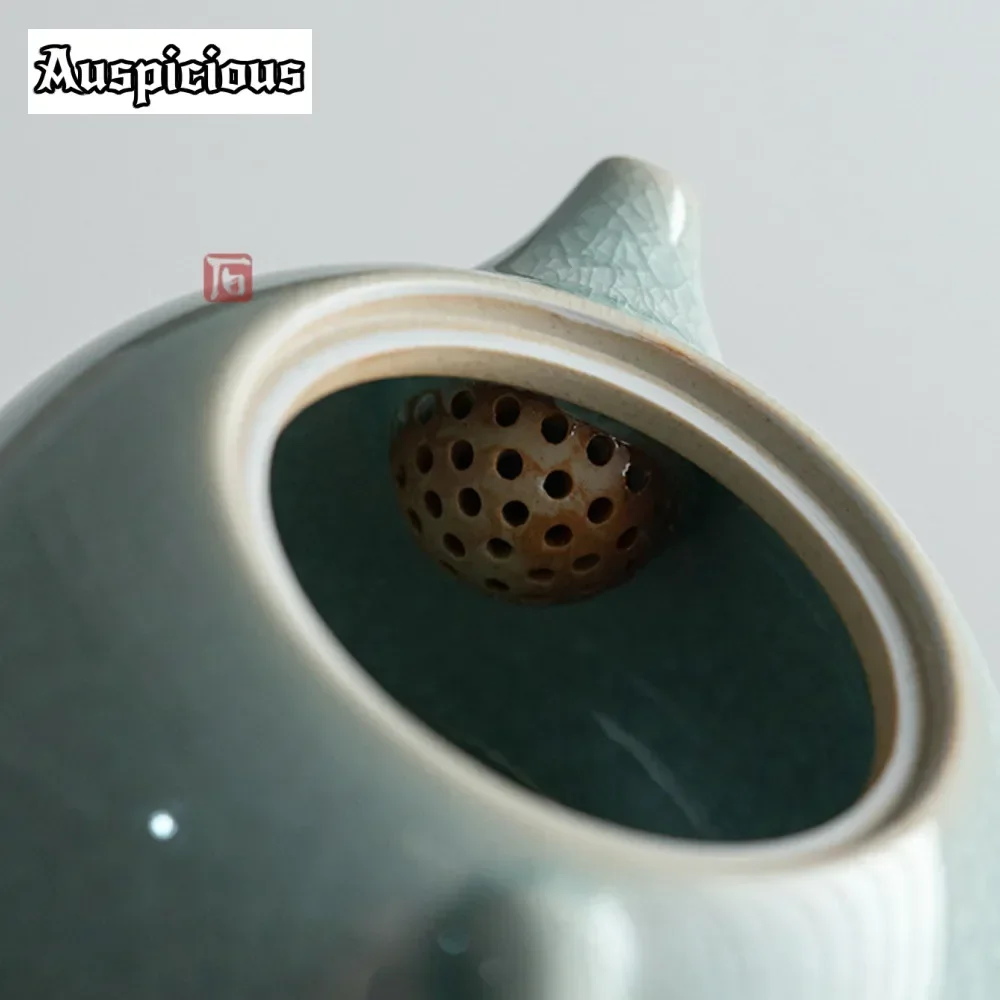 Handmde Ru Kiln Ice Flower Galze Керамический чайный сервиз Полный набор Элегантный для чайной
