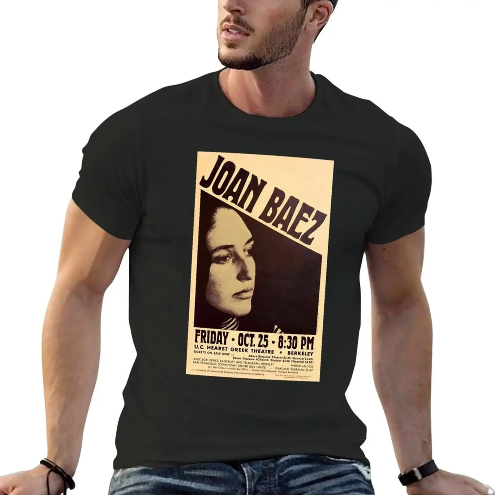Специальный подарок винтажная футболка Joan Baez концертный для любителей кино