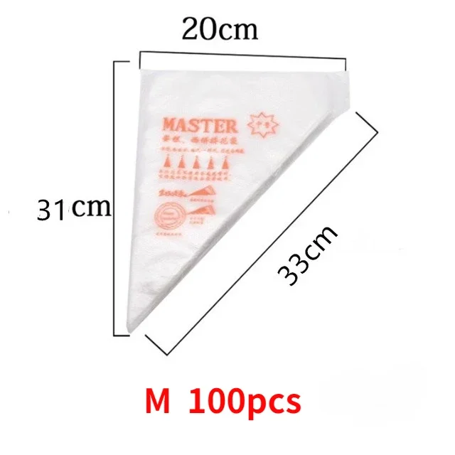 

Одноразовые кондитерские мешки S/M/L