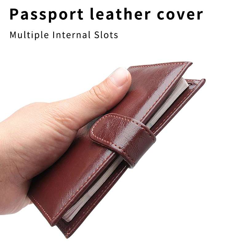 RFID-держатель для паспорта удостоверения личности банковских карт винтажный