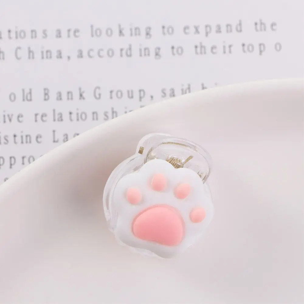 

Small Korean Resin Minimalist Style Gift Cat Claw Hair Claw Hair Accessories Hairpin Crab Clip