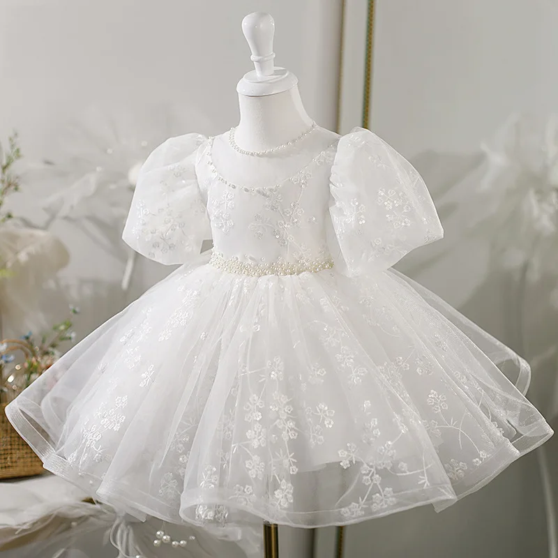 

Party Dresses for Prom Child Girl Ceremony Dress Elegant Wedding Clothes Ball Gown Robe Girls Children Eid Formal Baby 2023 Kids
