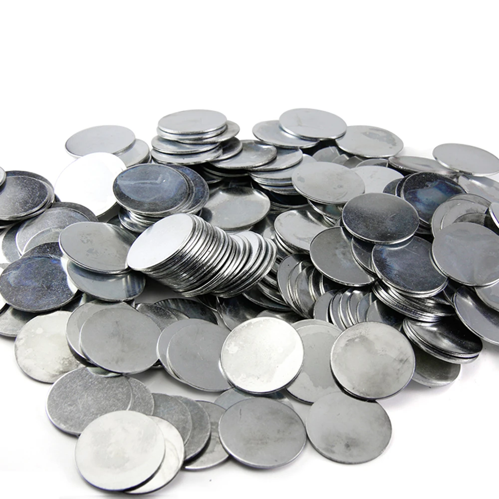 

Железный диск диаметром 10, 20, 40 мм, толщина от 0,3 до 1 мм для магнитного крепления кронштейна телефона, крепежные Антикоррозийные железные диски 200 шт.