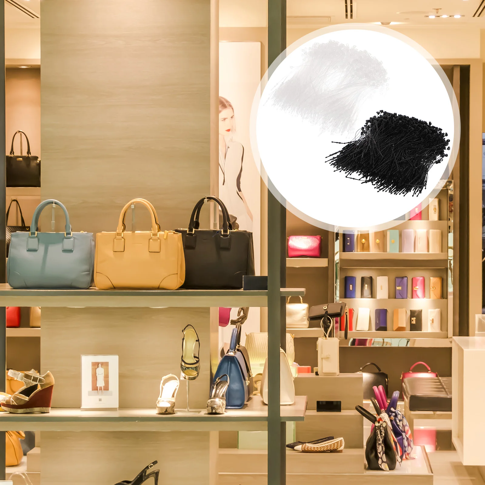 

Tag Fasteners Fastener Snap Clothes String Hanging Lock Tags Label Tie Tagging Paper Clip Rope Gift Locking Store Beaded