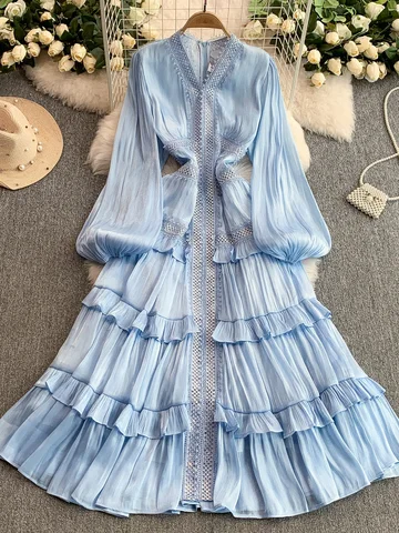 Neploe Кружевное платье для женщин