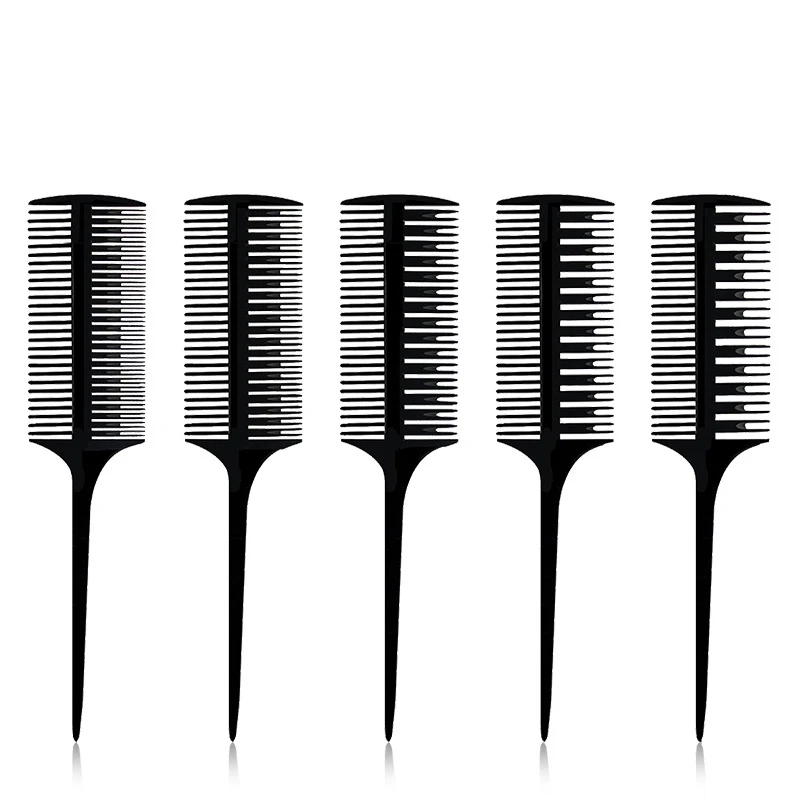 

Tip Tail Comb Hair Coloring Professional Salon Highlighting Hairs Combing Hairstyle Design Anti-Static Haircut Hairdressing Comb