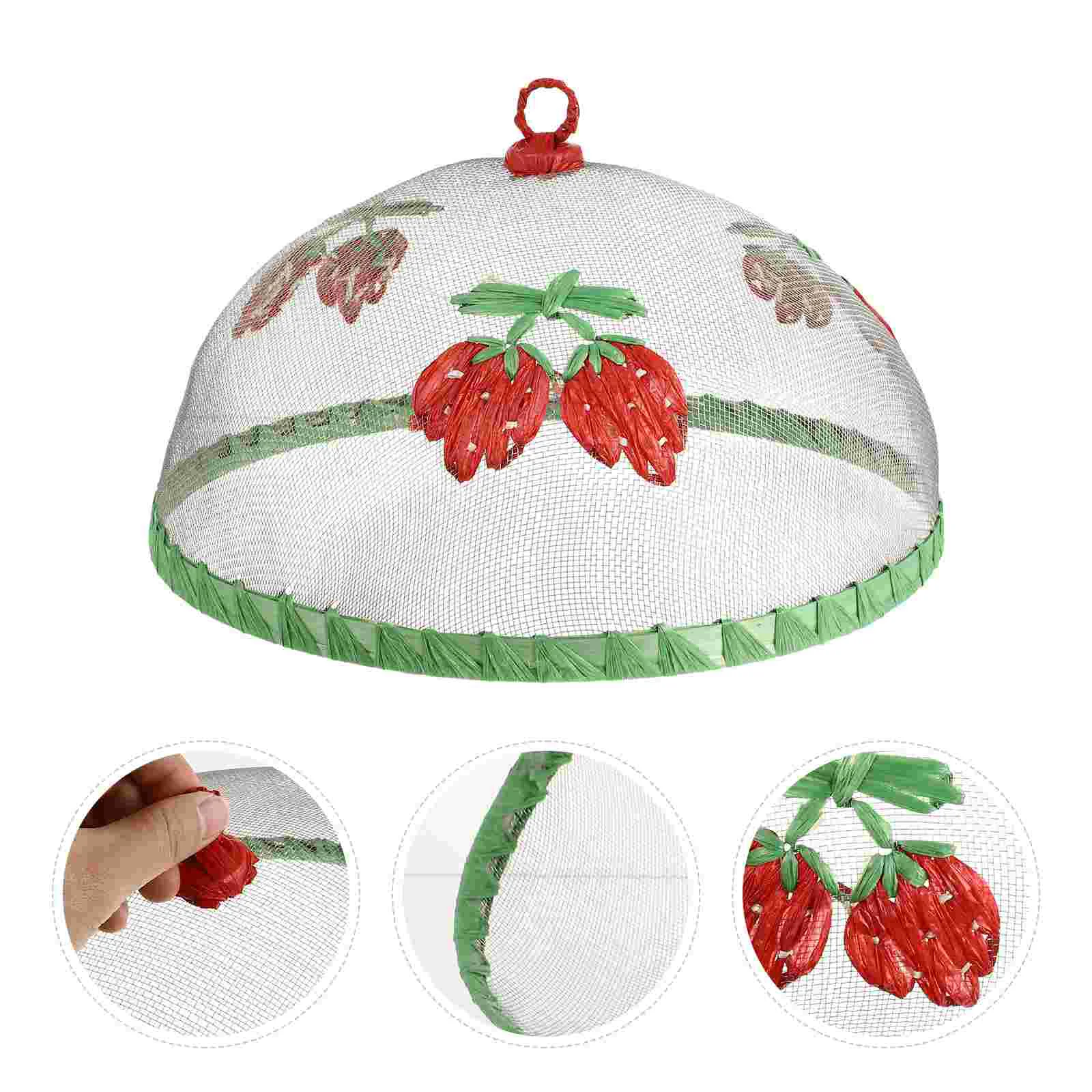 

Cover Mesh Tent Covers Dome Picnic Net Umbrellacake Metal Iron Plate Screen Outdoors Outdoor Serving Strawberry Protectors