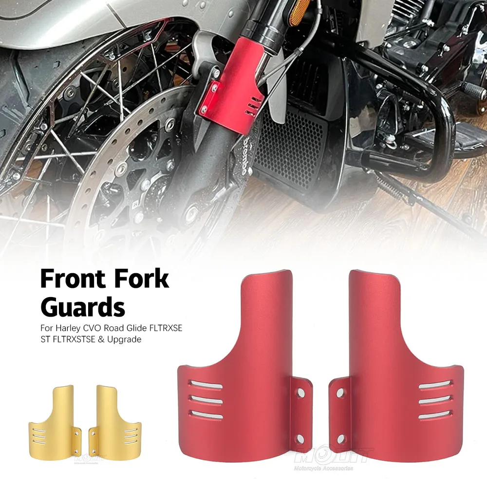 Новинка для Harley CVO Road Glide ST Upgrade FLTRXSE защита передней вилки мотоцикла от пыли Нижняя