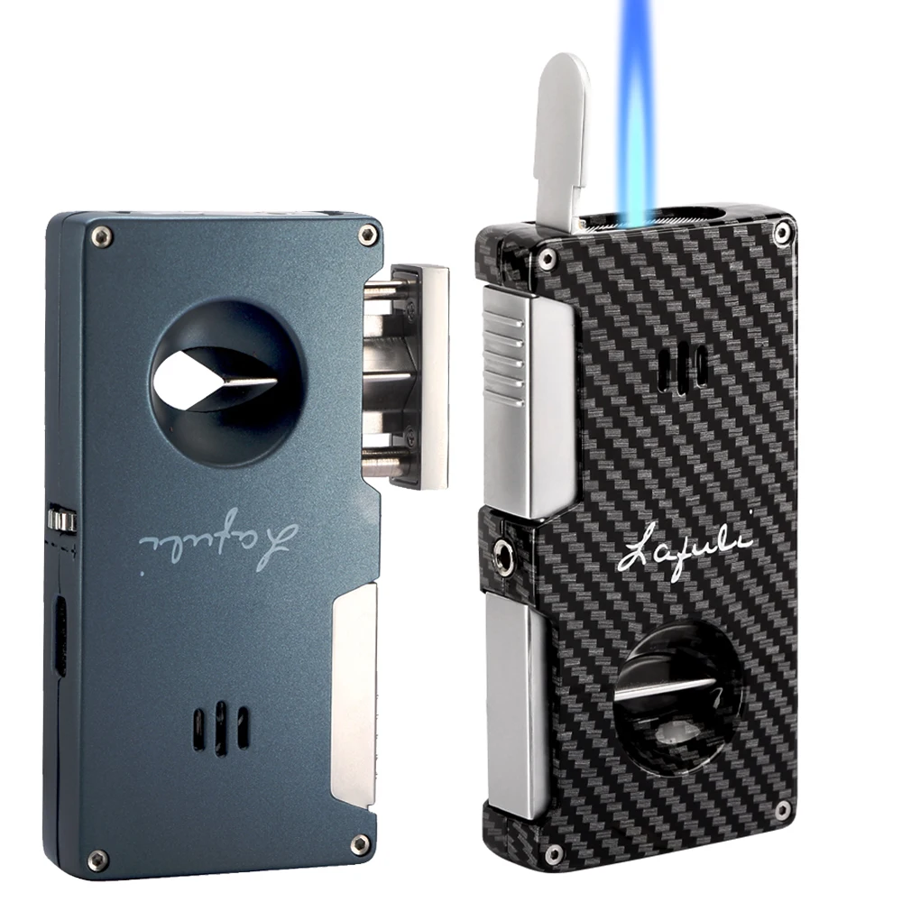 Cigar V Cutter Luxury Portable Table 1 Torch Cigar Lighters 