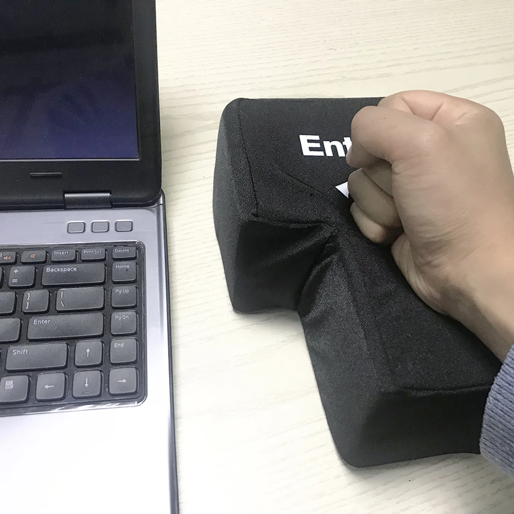 Антистрессовый компьютер огромная Клавиша ввода большая USB клавиатура подушка с