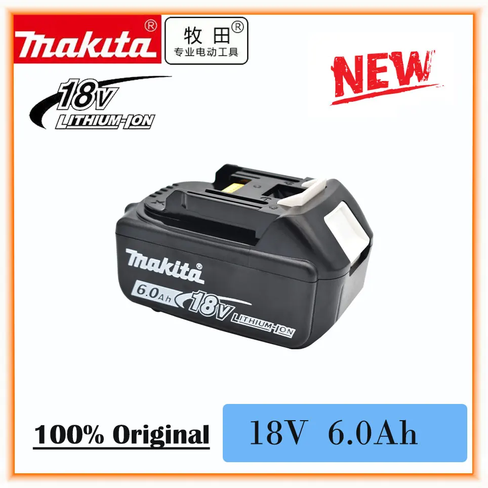 Makita 18V для makita bl1850B литий-ионная батарея 18v 6.0Ah BL1840B BL1860 BL1890 BL1815 BL1830 BL1835 Беспроводная