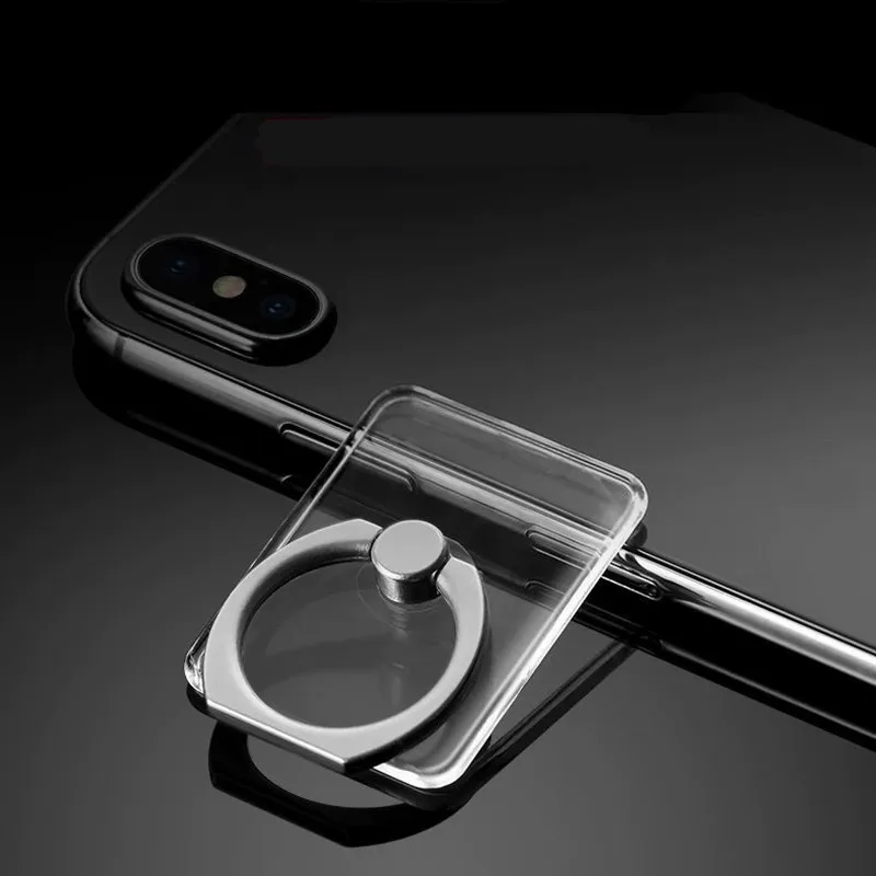 

Rotary Mobile Back Stand Plus Phone Finger Ring Rotating Transparent Grip Talk Hold Griptok Holder Crystal Hearts Flower Kawaii