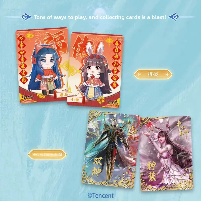 Фото Коллекционные карточки Card.fun Soul Land: Официальный набор Mystery Box к Празднику Весны – Редкие подарки на День рождения для мальчиков и девочек №4