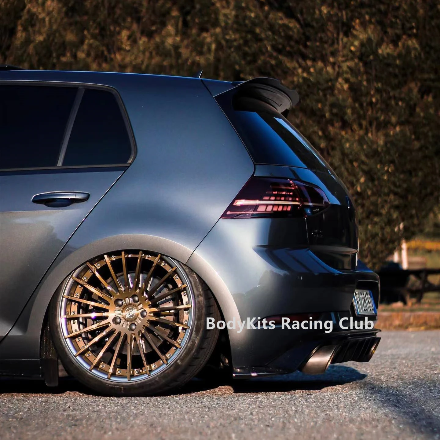Maxton дизайн стиль блестящая черная фотография для Volkswagen Golf 7 5 GTI GTD GTE R 2013-2020 |