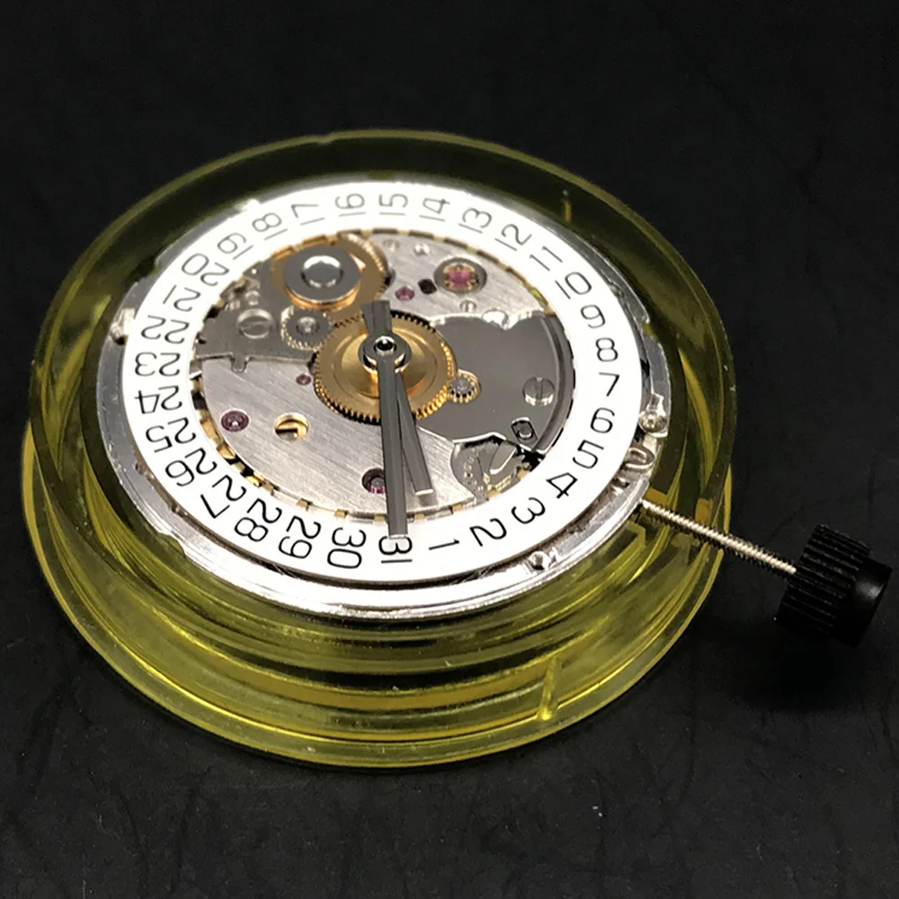 25 Jewels Original Seagull 2824-2 Mechanical Watch Movement Automatic Self-winding Mechanism White Date Calendar Replacement enlarge
