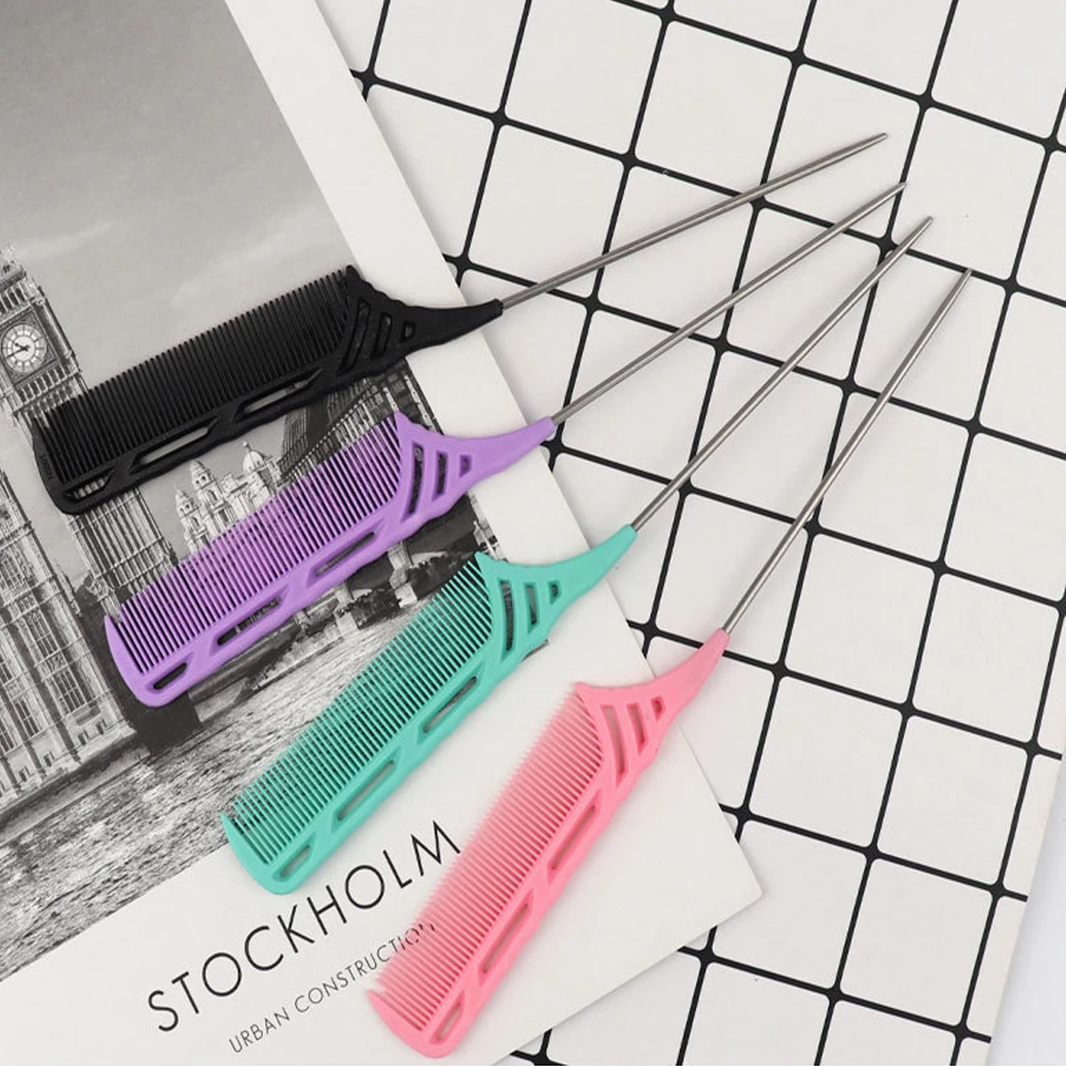 Щетка-петля для окрашивания и укладки волос профессиональный салонный