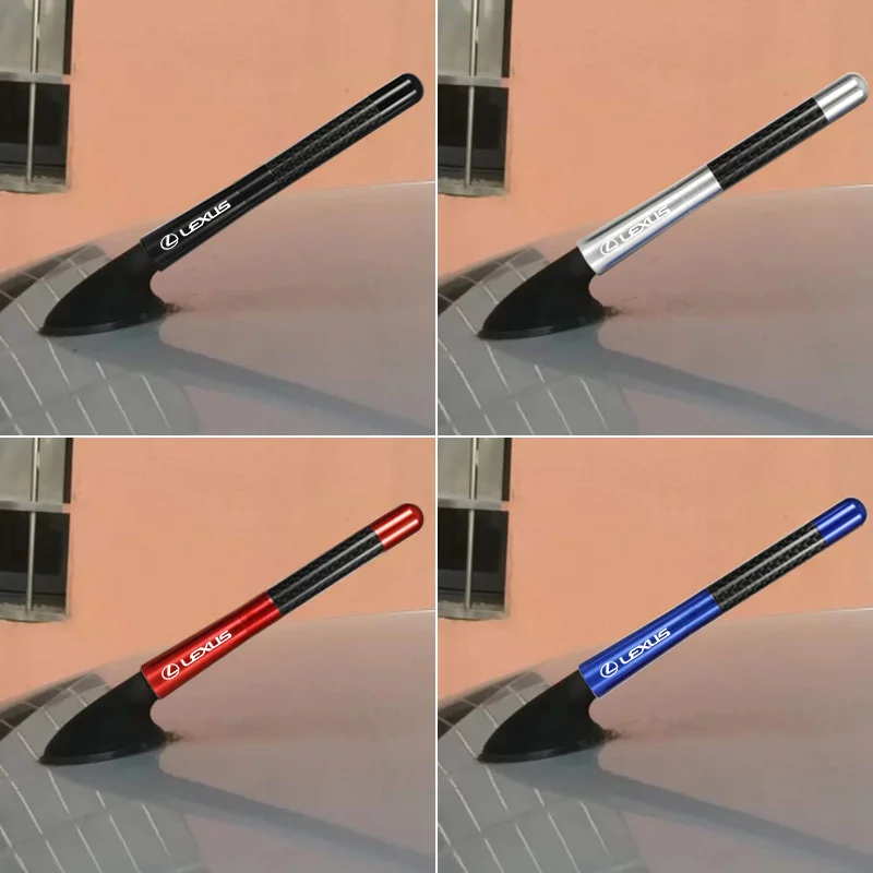 Универсальная автомобильная радиоантенна 12 см из углеродного волокна для Lexus RX300