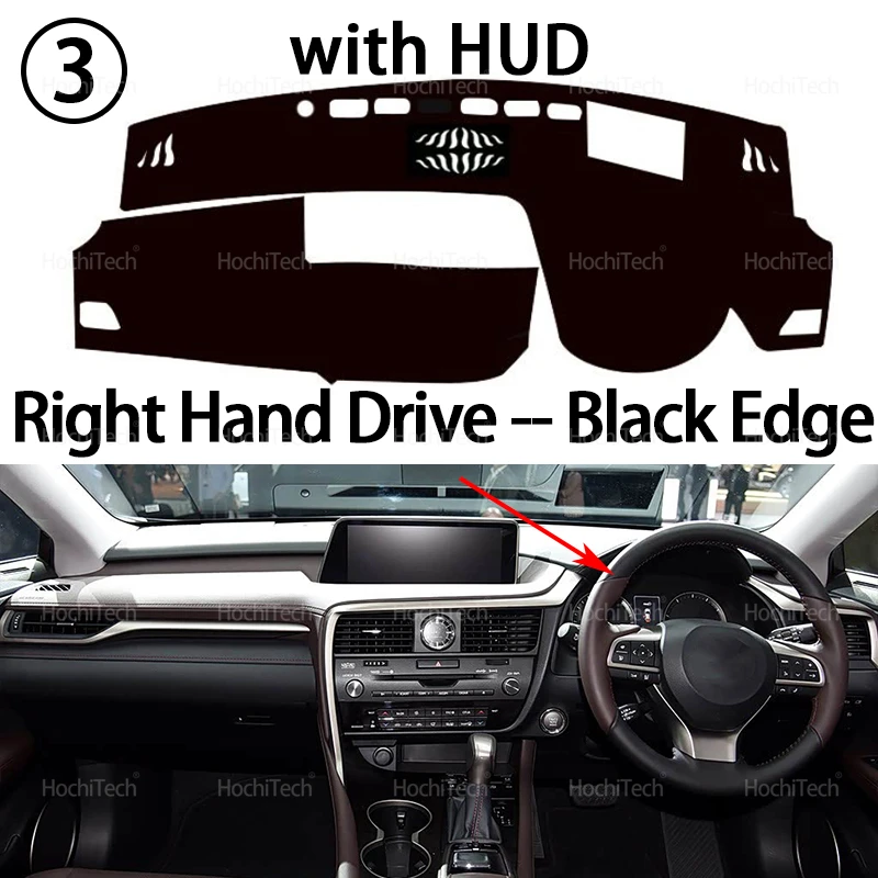 

Чехол на приборную панель, автомобильный коврик, анти-УФ-защитный козырек, коврик для приборной панели, коврик для Lexus RX AL20 RX200t RX300 RX350 RX450h 350 2016-2019