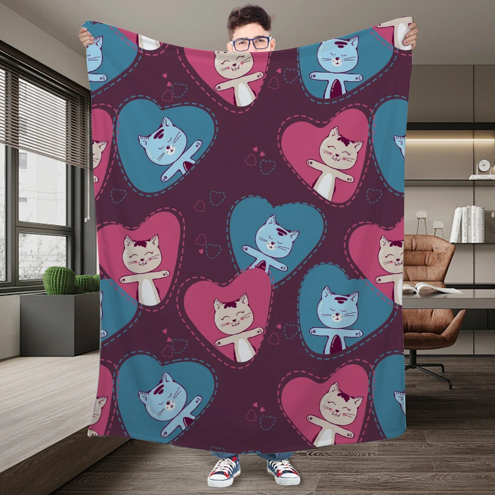 Новинка 2024 одеяло с рисунком аниме hrows для дивана постельные принадлежности