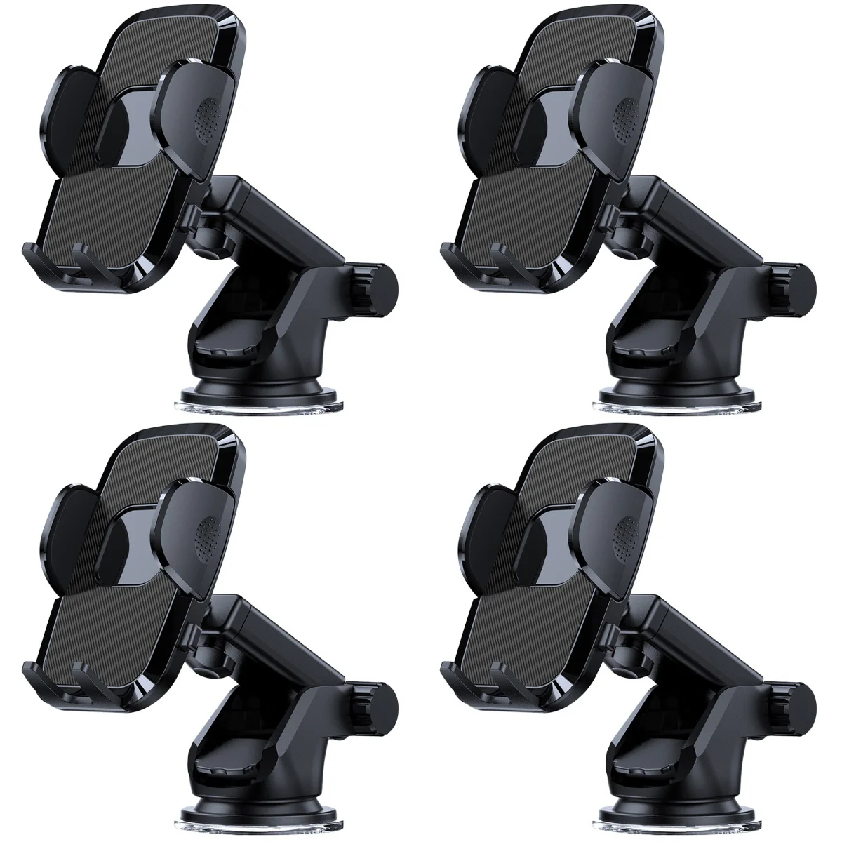 

4pcs Navigation Stand Suction Cup Car Mount Air Vent Cellphone Clip