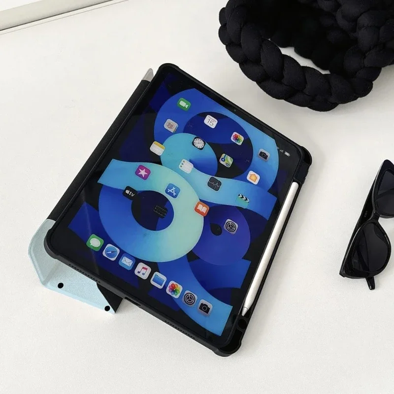 Фото Черный чехол в горошек для iPad Pro 11, чехол 10,2 9/8/7 поколения 9,7 5/6th Air4/5 10th 10.9 Air 3 10.5 Pro 12.9 Mini 6 아이패드이스 케 №4