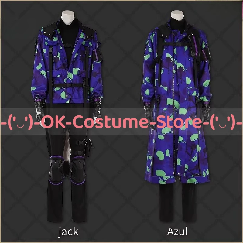 Фото [Индивидуальный размер] Костюм для косплея Twisted Wonderland Azul Jack Howl SSR Happy Beans Day Bean Camouflage, униформа для Хэллоуина и вечеринок №2