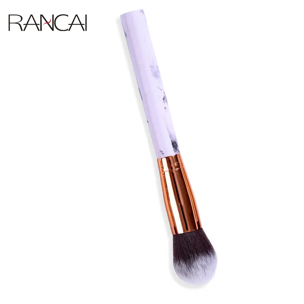 

Tapered Highlighter Vegan Synthetic Bristles Best Marble Makeup Brushfor Highlighting and Contouring Face Blush Contour Brush