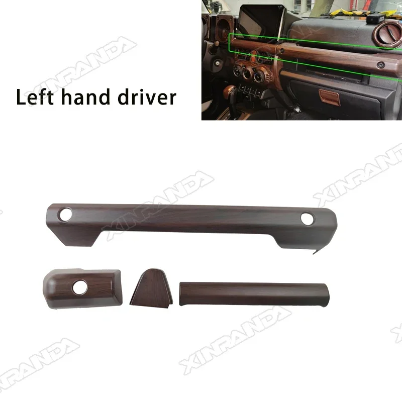 

Jimny ABS накладка на руль автомобиля, наклейки на центральную консоль, приборная панель, вентиляционное отверстие переменного тока для Suzuki Jimny 2020 2021 2022 2024